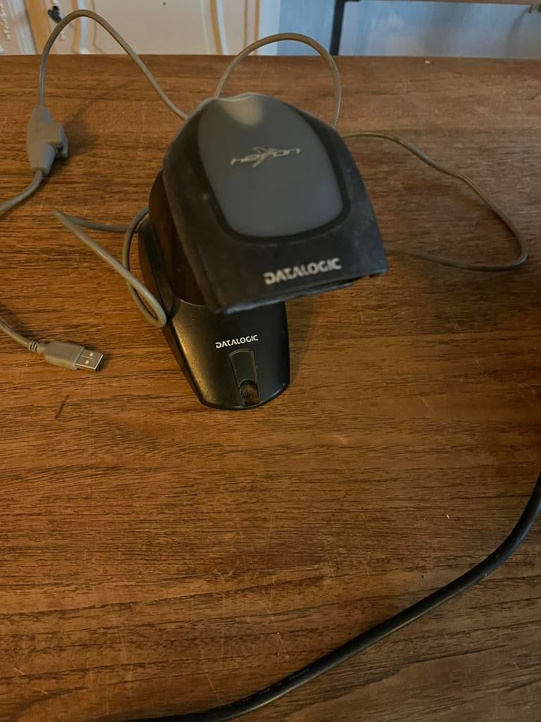 Datalogic heron barcode scanner met standaard, Computers en Software, Scanners, Ophalen of Verzenden