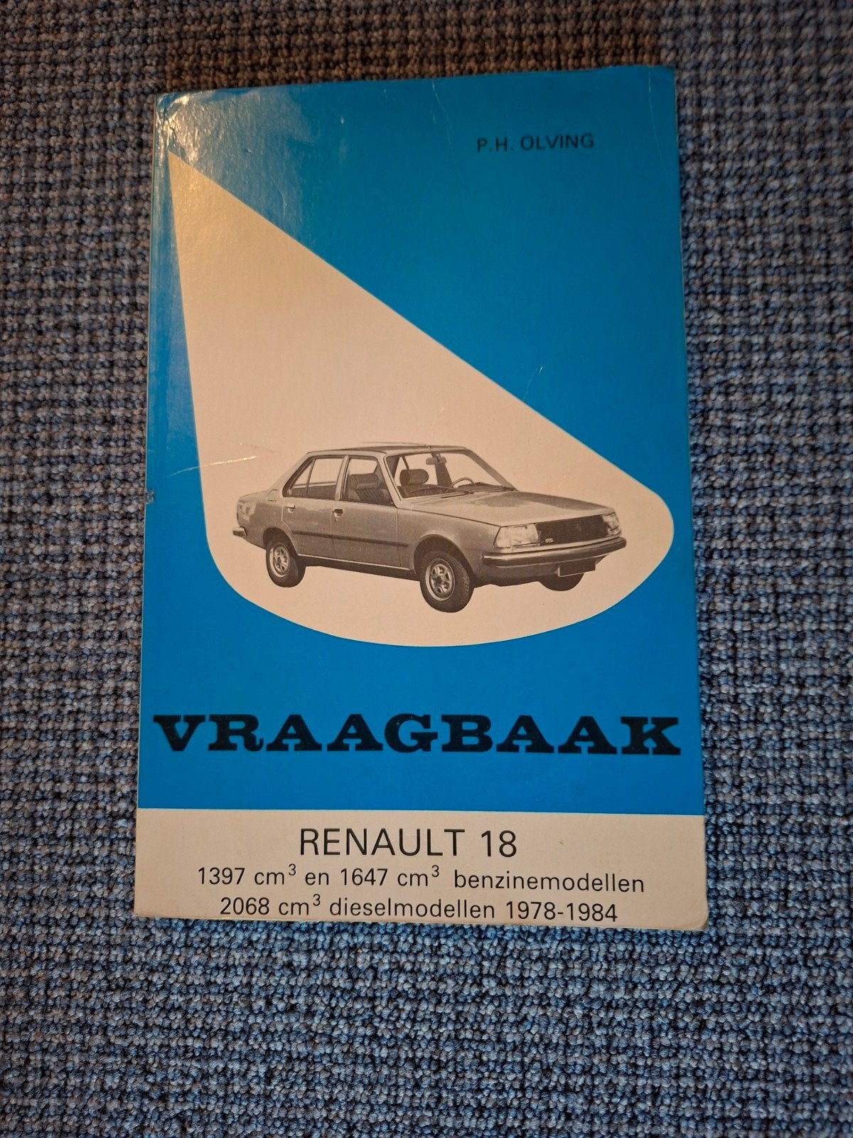 RENAULT 18  WERKPLAATSBOEKJE, Auto diversen, Ophalen of Verzenden