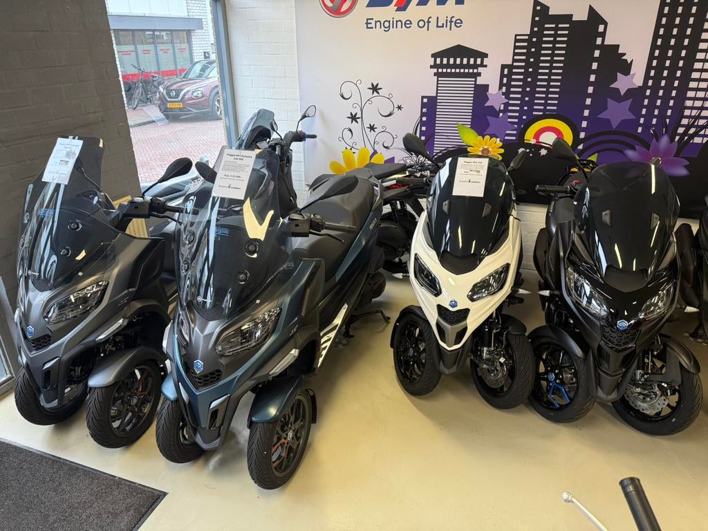 Nieuwe mp3 530 nieuwe mp3 310 nu mega korting,goede service, Motoren, Motoren | Piaggio, Bedrijf, Scooter