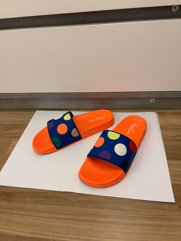 Badslippers happysocks, Ophalen of Verzenden, Zo goed als nieuw, Overige typen