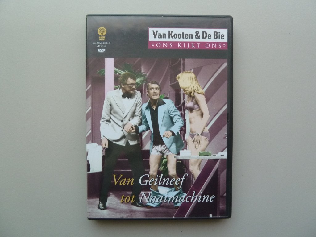 Van Kooten & De Bie Van Geilneef tot Naaimachine, Cd's en Dvd's, Dvd's | Cabaret en Sketches, Alle leeftijden, Ophalen of Verzenden