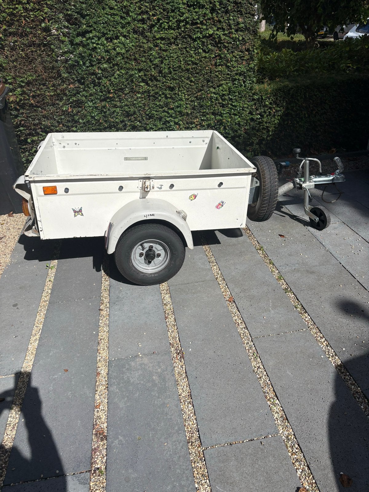 Compacte aanhanger met reservewiel, Auto diversen, Ophalen, Gebruikt