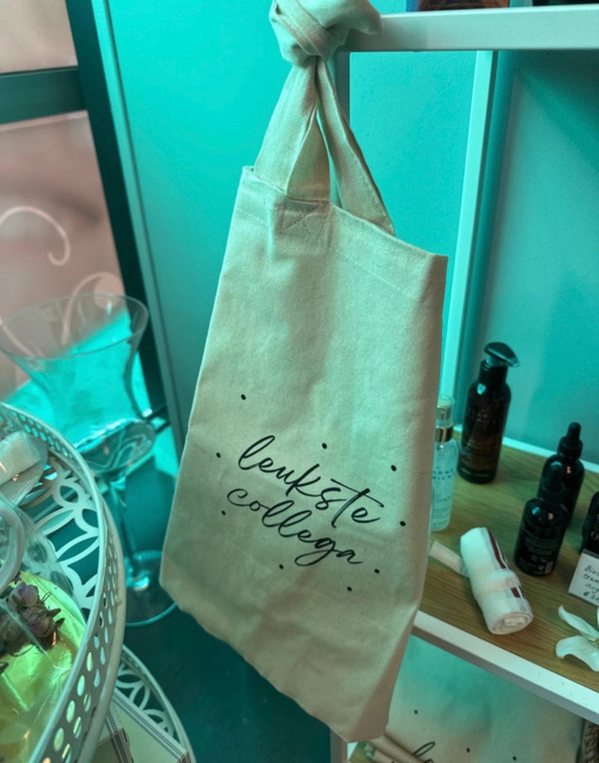Canvas tas leukste collega, Ophalen of Verzenden, Nieuw