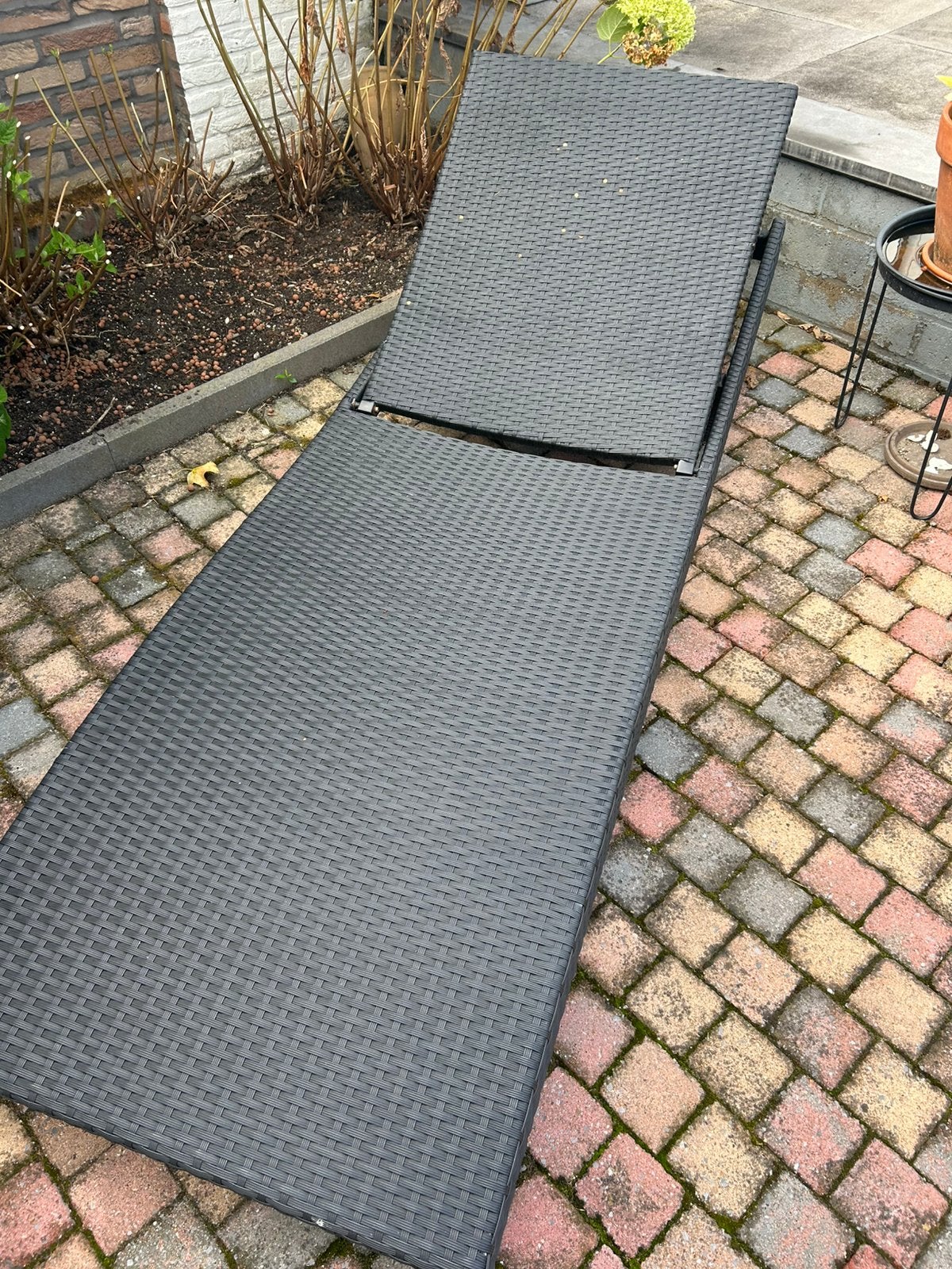 Ligbed, Tuin en Terras, Ophalen, Zo goed als nieuw, Kunststof