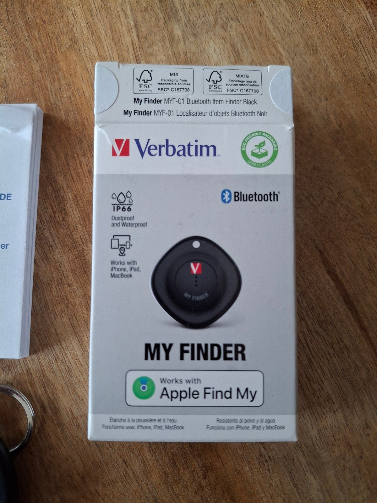Nieuwe Verbatim My Finder Bluetooth tracker voor Apple, Ophalen of Verzenden, Nieuw, Overige typen, Apple