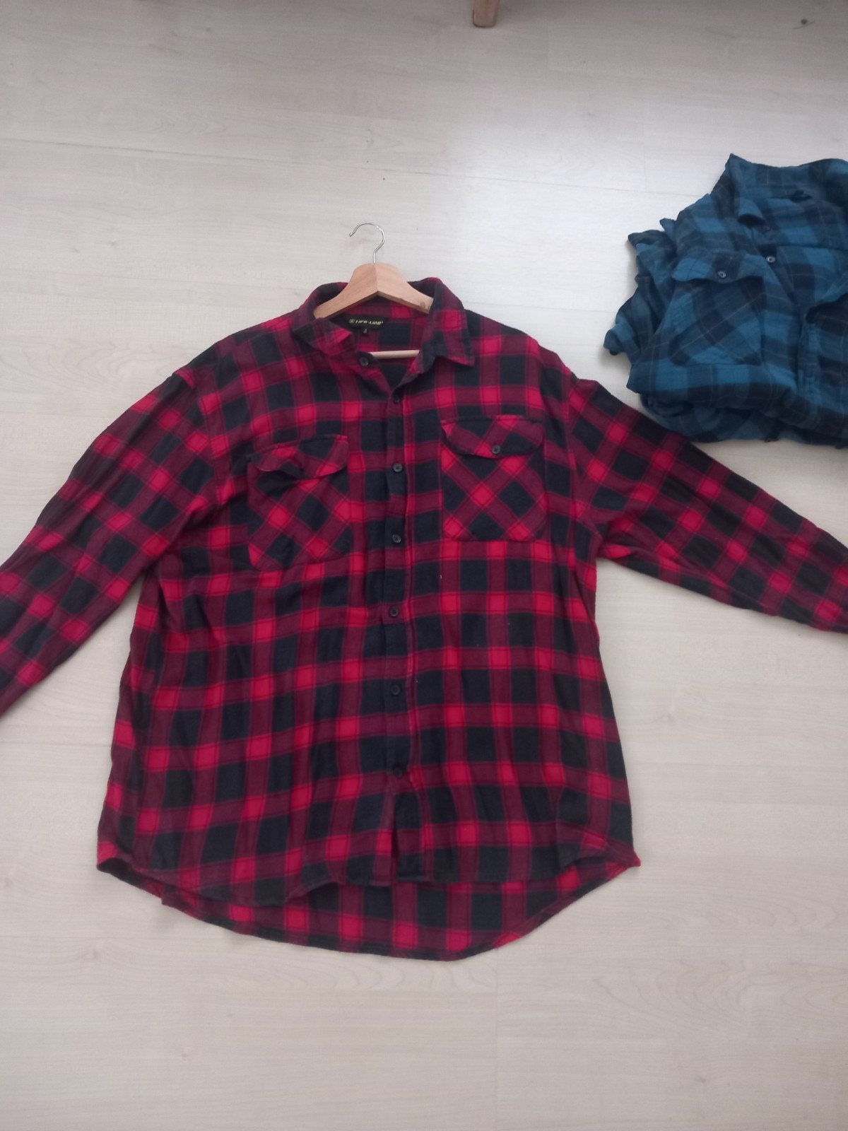 Life-Line Geruite werkblouse houthakkers blouse, Ophalen of Verzenden, Zo goed als nieuw