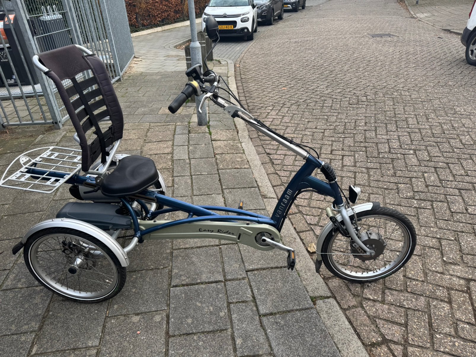 Elektrische driewieler, Ophalen, Gebruikt