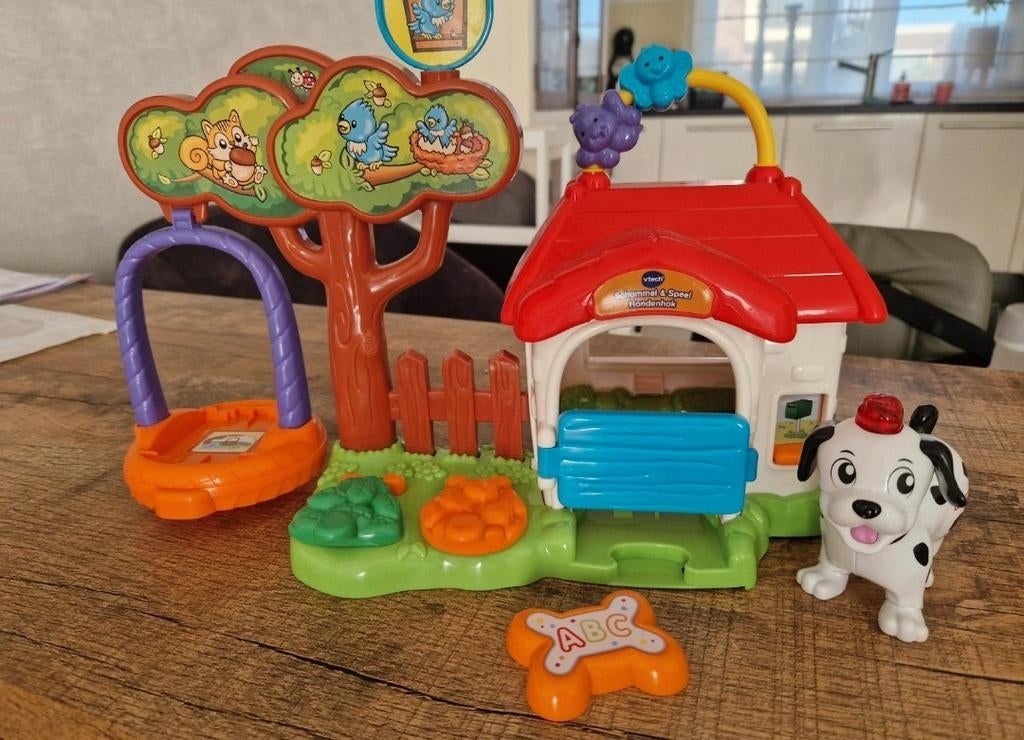 Zoef zoef dieren hondenhok, Kinderen en Baby's, Speelgoed | Vtech, Ophalen of Verzenden, Zo goed als nieuw, 6 maanden tot 2 jaar