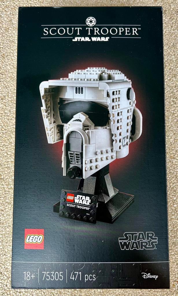 Lego helmet scout trooper 75305, Ophalen of Verzenden, Nieuw
