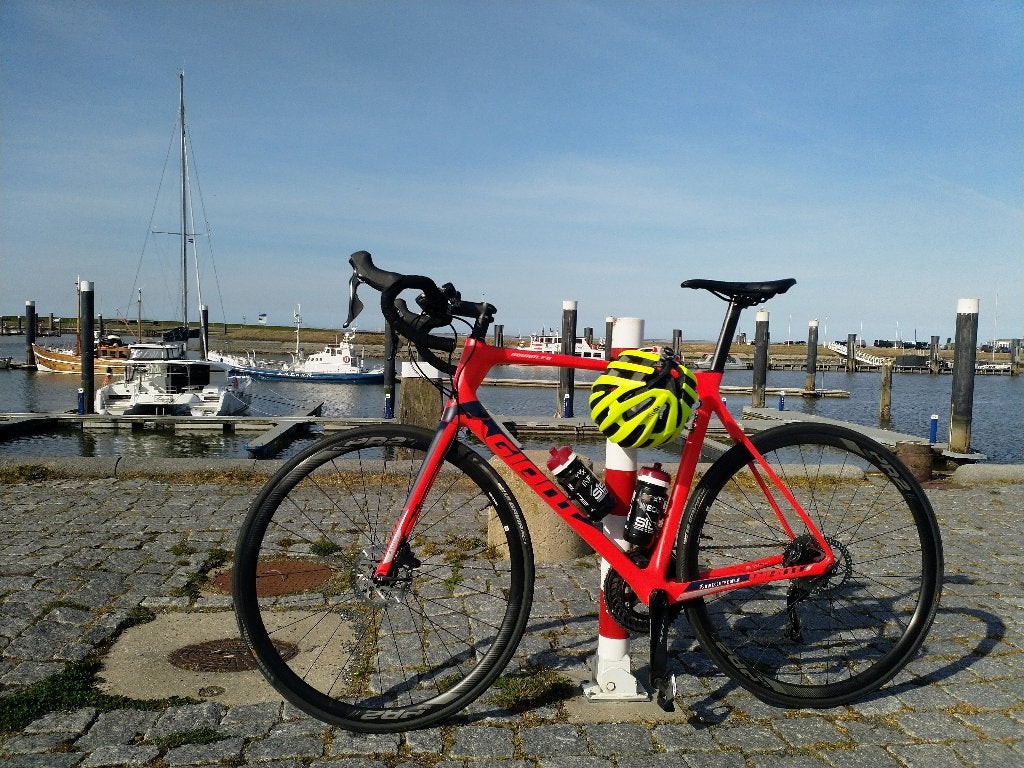Giant TCR Advanced 2 XL Neon Red, Fietsen en Brommers, Ophalen, Gebruikt, Carbon, Heren