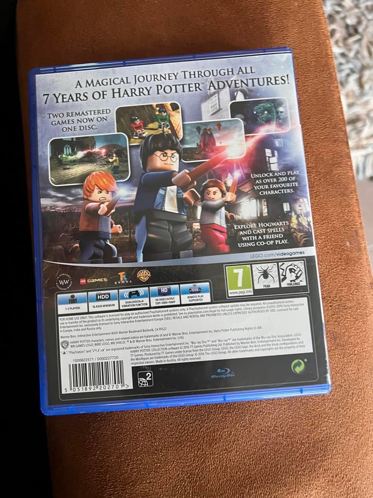 LEGO Harry Potter Collection PS4 - 2 Remastered Games, Avontuur en Actie, 2 spelers, Eén computer, Ophalen of Verzenden