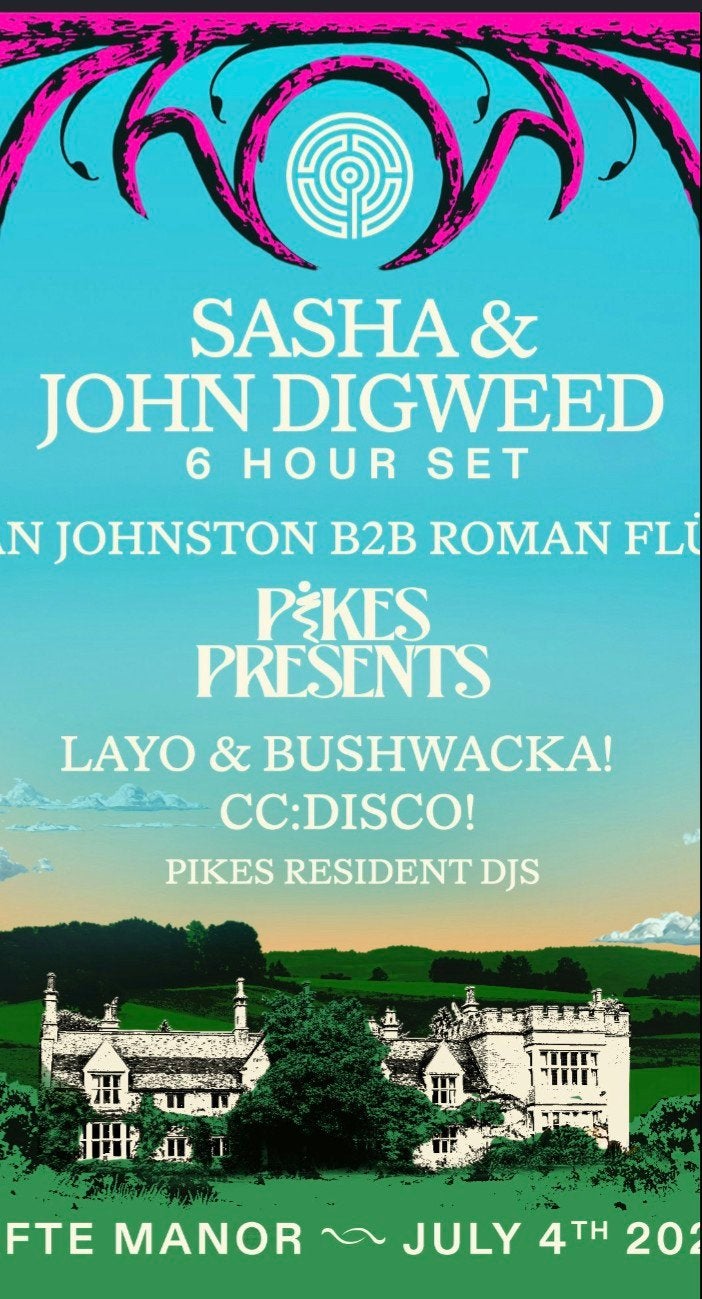 6 uur set Sasha & Digweed, Tickets en Kaartjes, Concerten | House, Techno en Trance, Twee personen, Juli
