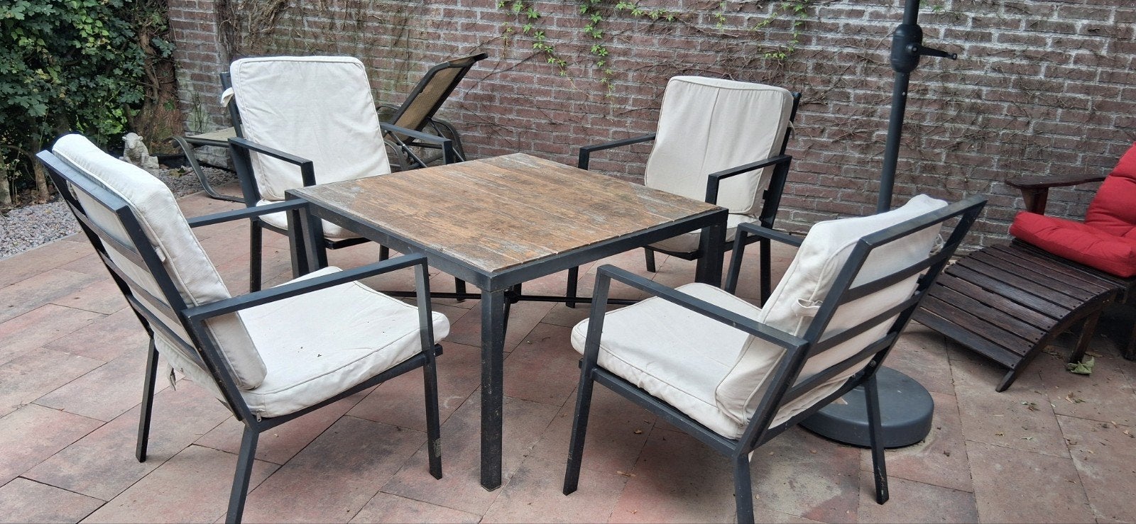 Tuinsetje  4pers., Ophalen, Gebruikt, Overige materialen