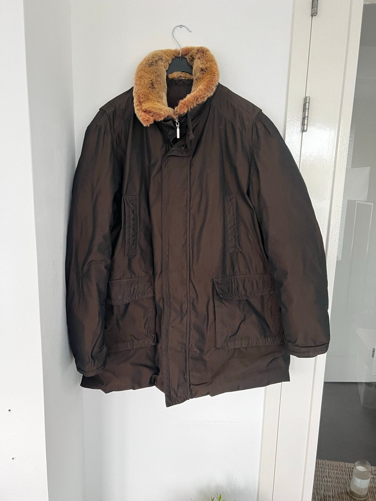 MooRER Verona Winterjas met Bontkraag - Maat XXL, Ophalen of Verzenden, Zo goed als nieuw, Overige maten, Bruin
