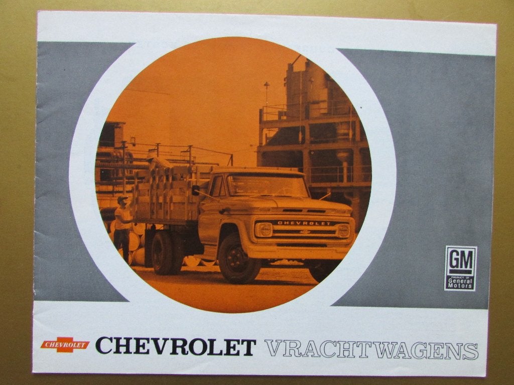 1964 Chevrolet vrachtwagens brochure, Nederlands, Ophalen of Verzenden, Zo goed als nieuw, Chevrolet