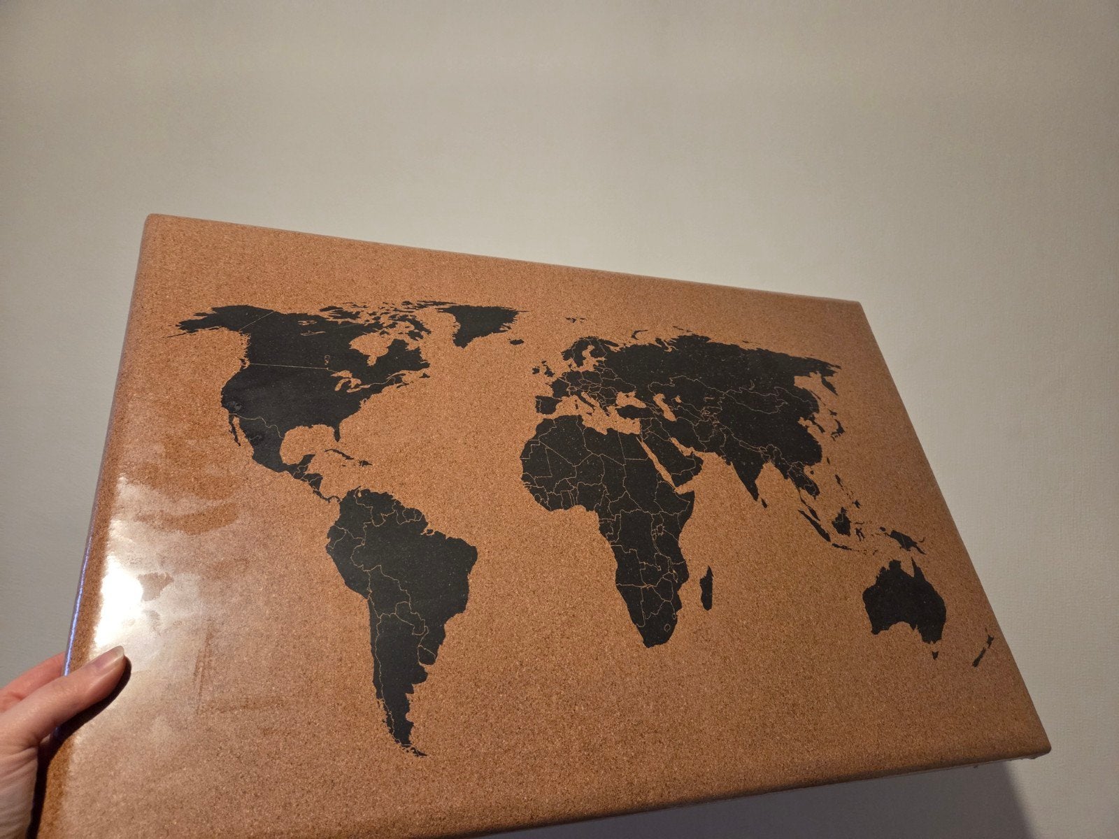 Prikbord wereldkaart 40x60, Huis en Inrichting, Woonaccessoires | Wanddecoraties, Ophalen of Verzenden, Nieuw