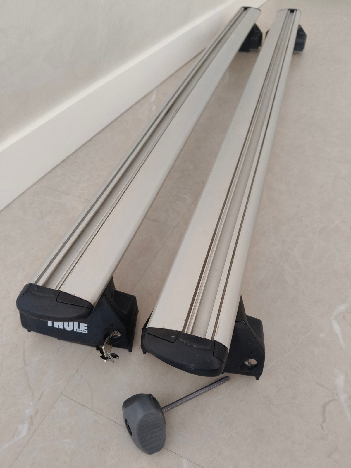 Thule evo wingbar dakdragers Mitsubishi Outlander 2012-2021, Ophalen of Verzenden, Zo goed als nieuw