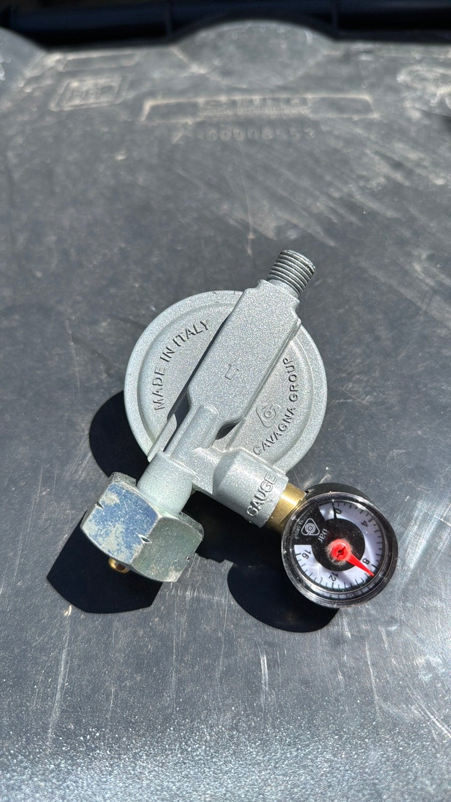 gasdrukregelaar met manometer – nieuw, Caravans en Kamperen, Ophalen of Verzenden, Nieuw