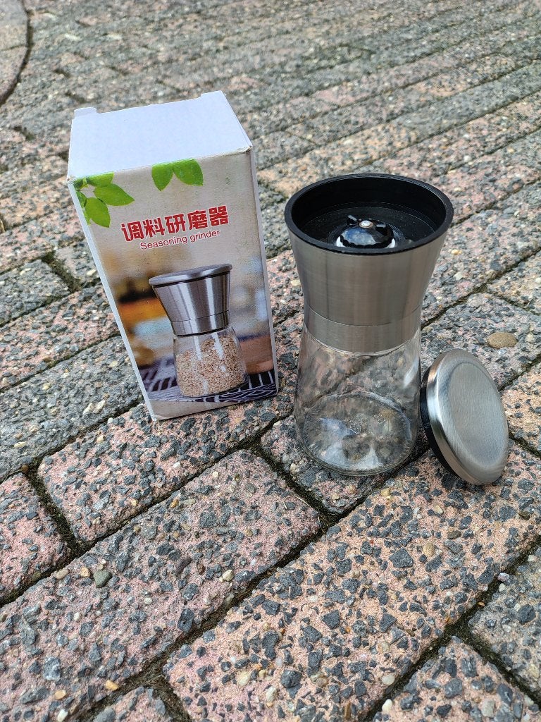 peper of zout molen, Ophalen, Glas, Voorraadpot, Overige merken