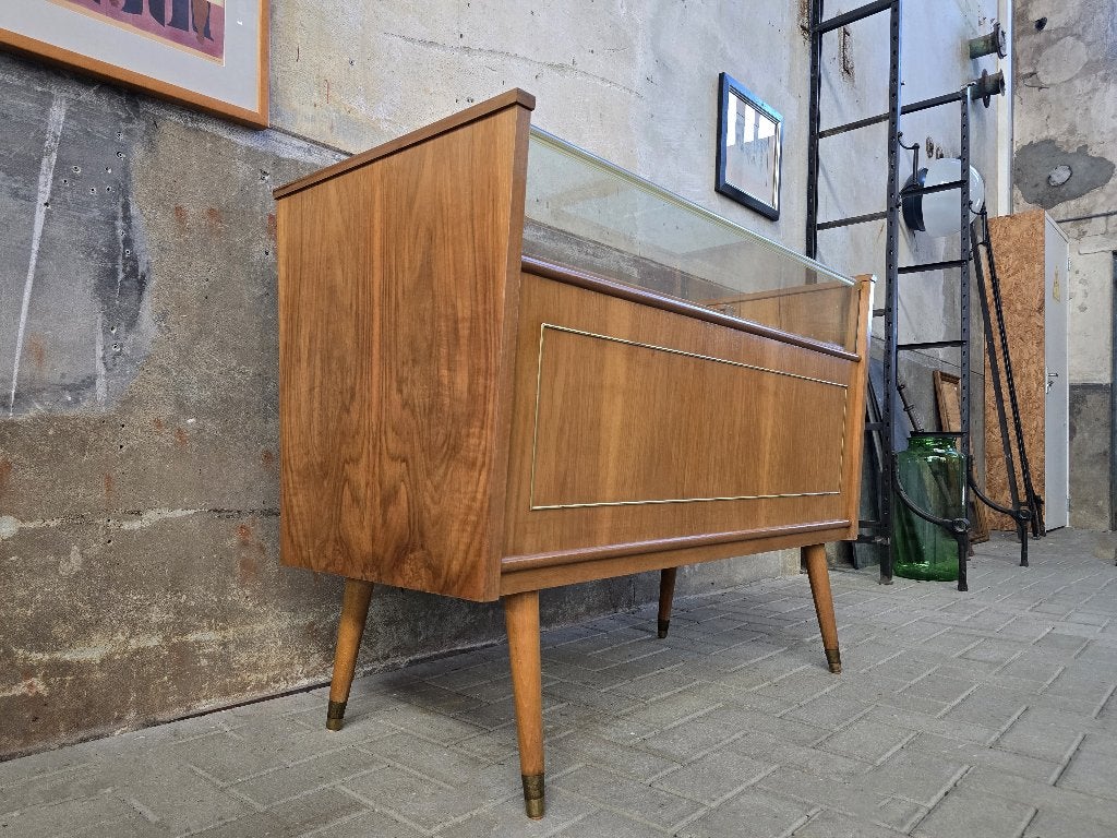 Mid Century Toonbank Vintage Winkel Vitrine Balie Counter 3