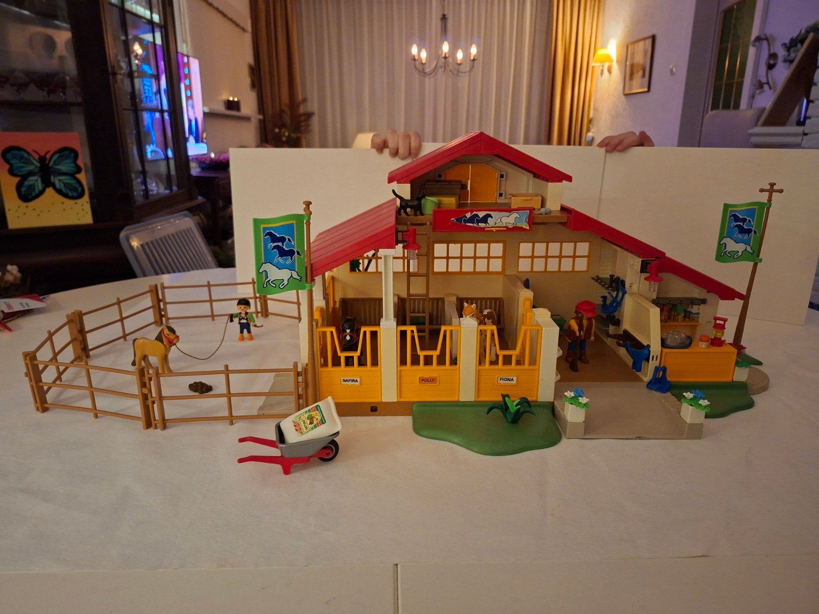 Playmobil 4190: paardenmanege, Kinderen en Baby's, Speelgoed | Playmobil, Ophalen, Gebruikt, Complete set, Country