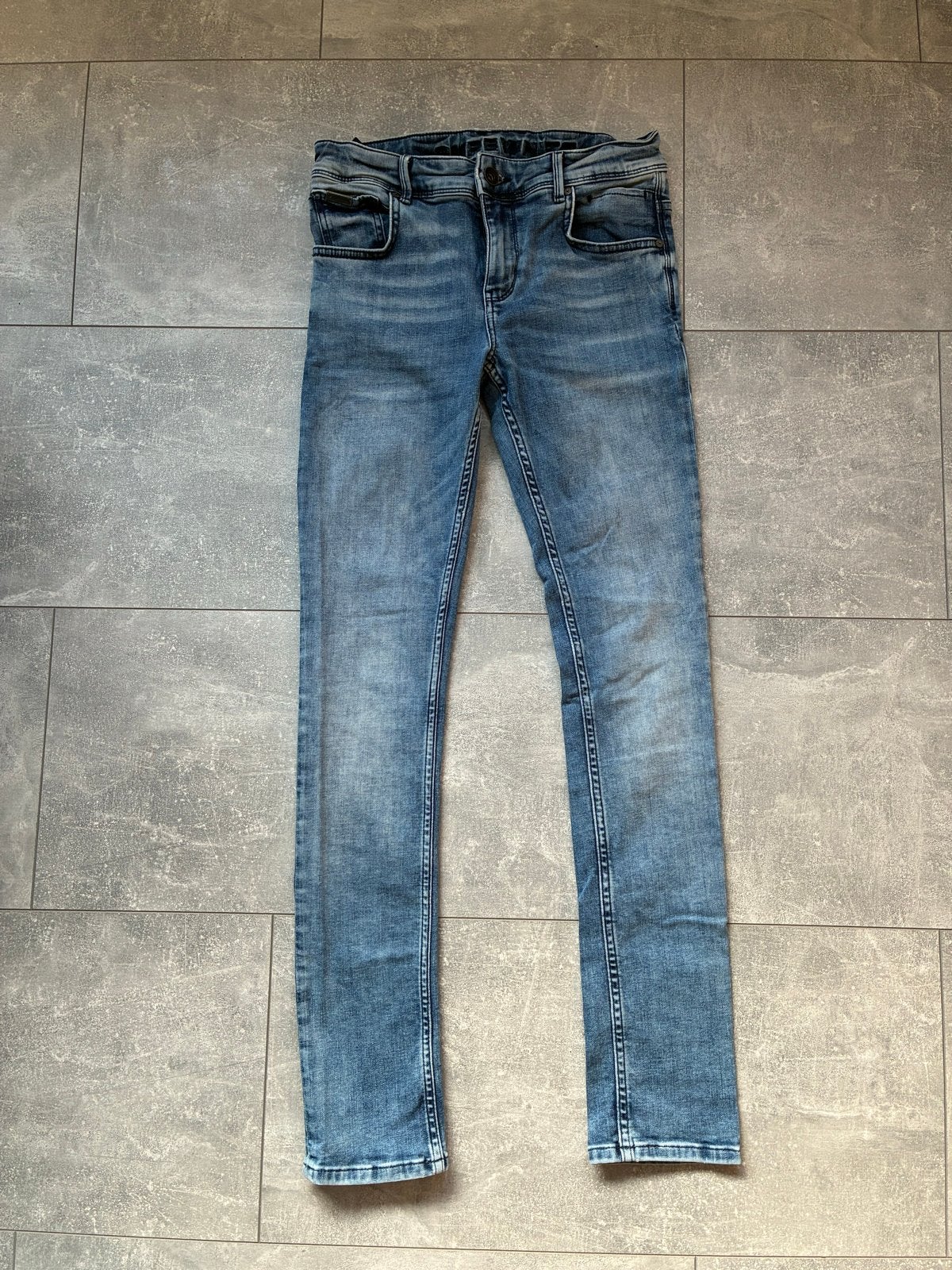 Ballin Amsterdam Skinny Jeans Maat 14 (164), Ophalen of Verzenden, Zo goed als nieuw, Jongen