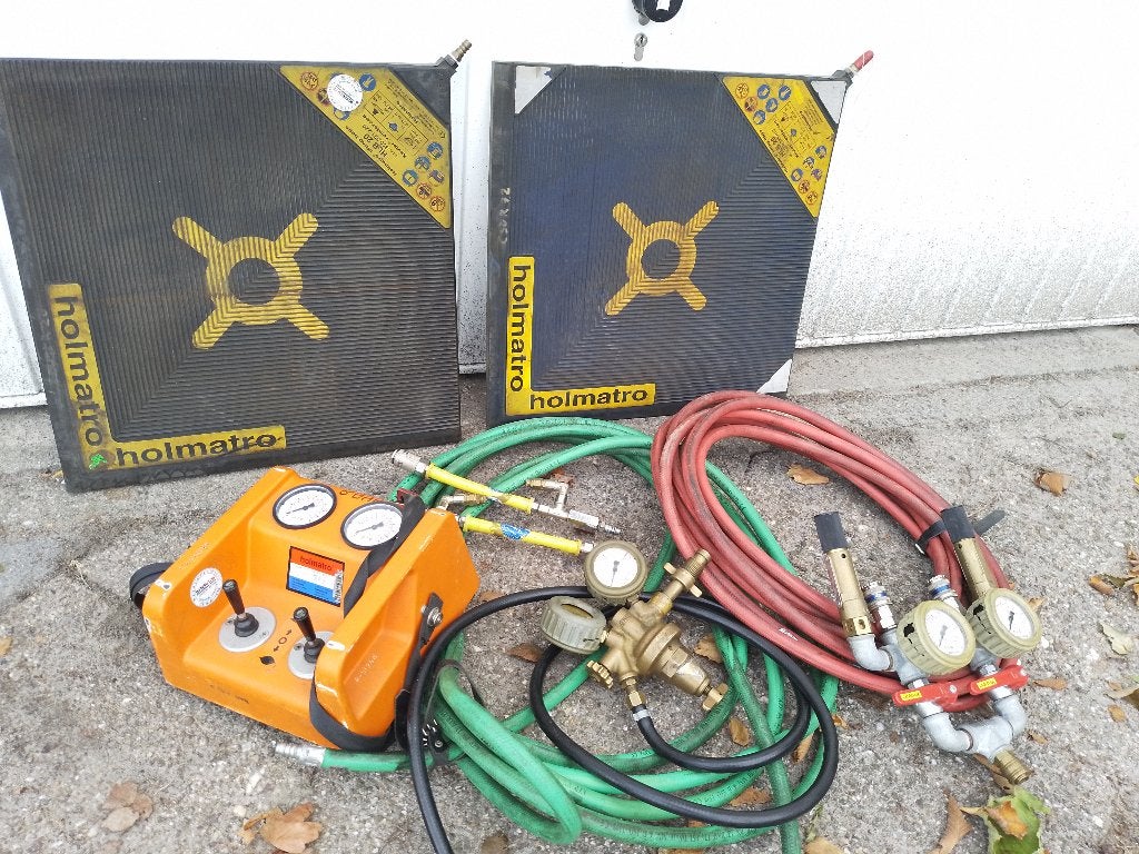Hefset luchtbalg hefkussenset 2x20T Holmatro luchtkrik, Ophalen, Gebruikt