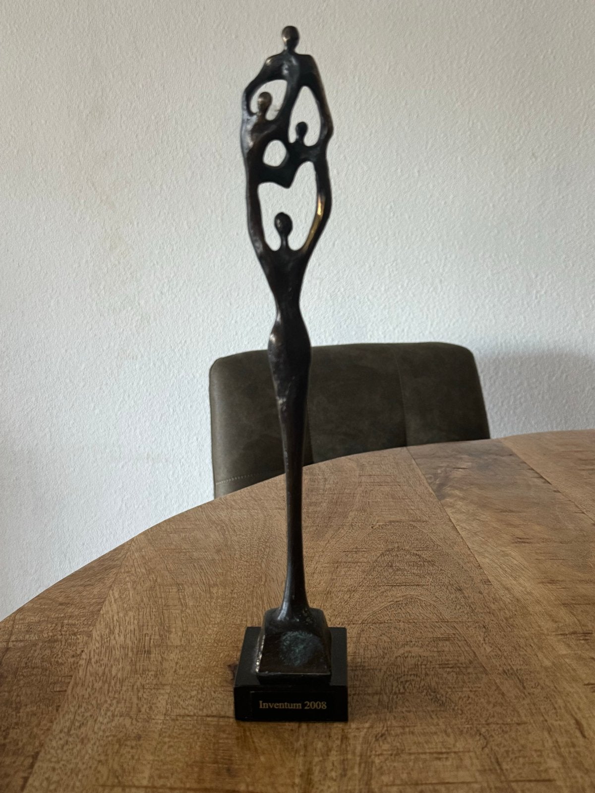 Artihove Bronzen Beeld 'Inventum 2008' - Familie, Groep mensen, Ophalen of Verzenden, Brons, 20 - 50 cm