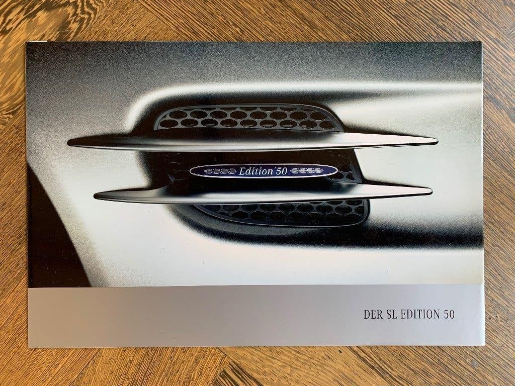 Brochure folder Mercedes-Benz SL Edition 50 R230 2004 nieuw!, Nieuw, Mercedes-Benz, Mercedes, Ophalen of Verzenden