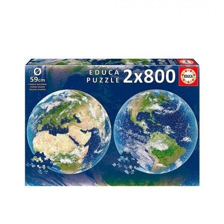 Educa: Planet Earth 2x 800 stukjes, Ophalen of Verzenden, 500 t/m 1500 stukjes, Nieuw, Legpuzzel