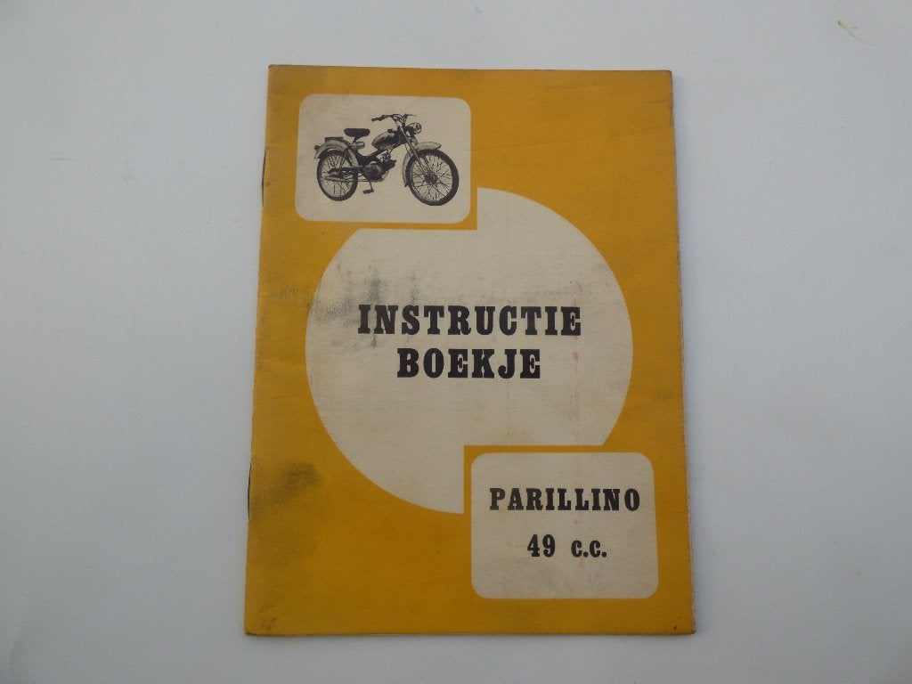 MOTO PARILLA PARILLINO 49CC INSTRUCTIEBOEKJE, Ophalen of Verzenden, Gebruikt