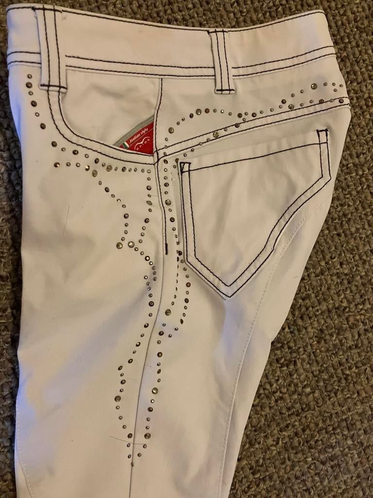 Animo witte rijbroek maat 34, Dressuur, Zo goed als nieuw, Dames, Onderkleding