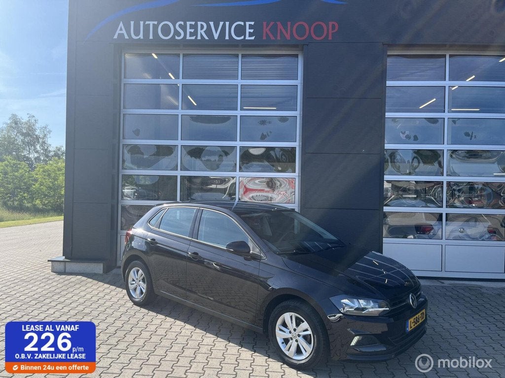 Volkswagen Polo 1.0 MPI Comfortline met veel optie`s, Euro 6, Zwart, Bedrijf, Handgeschakeld