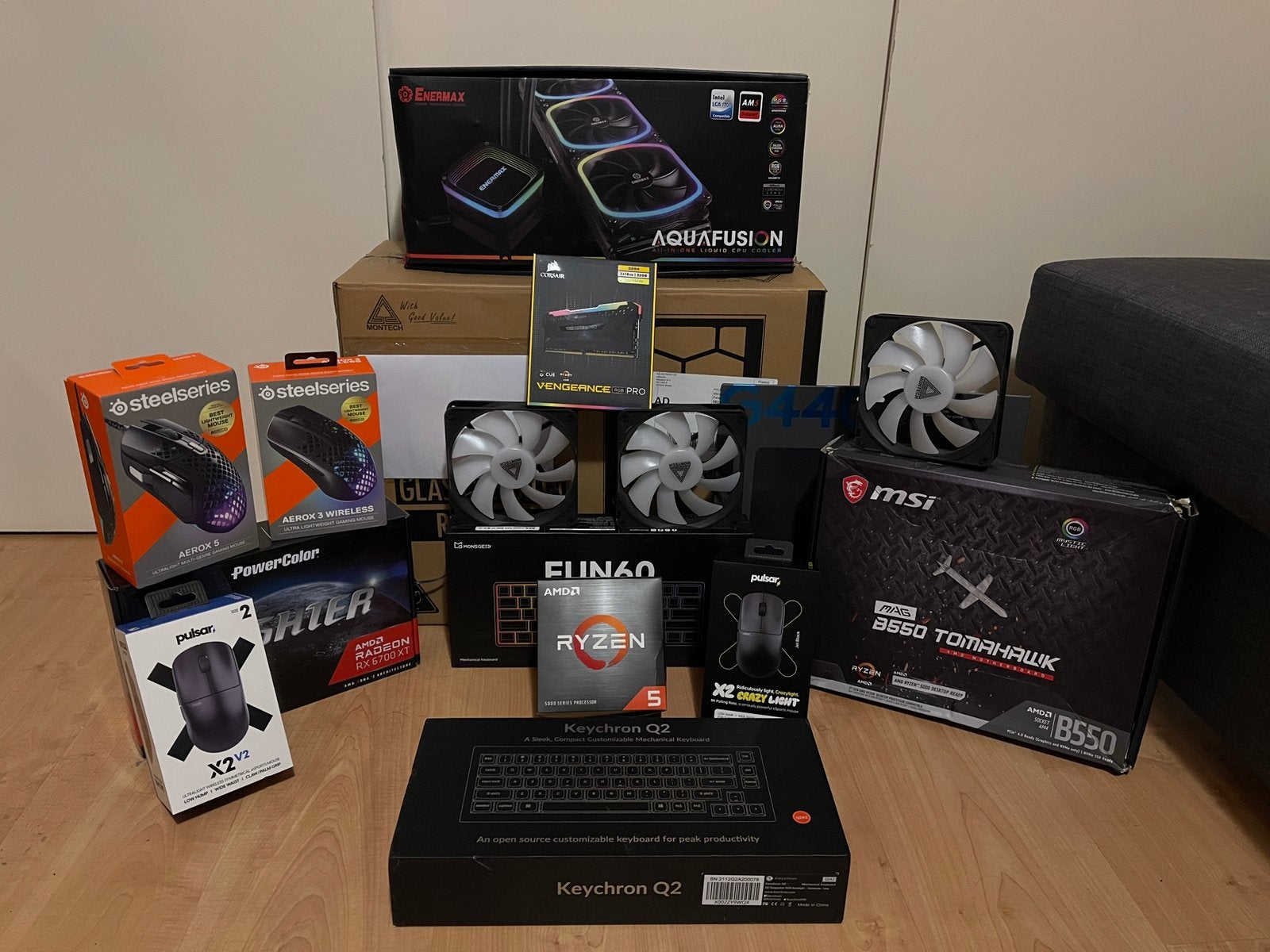 Complete 1440p RGB Gaming Setup | QHD 155Hz + High-End PC, Ophalen, Nieuw