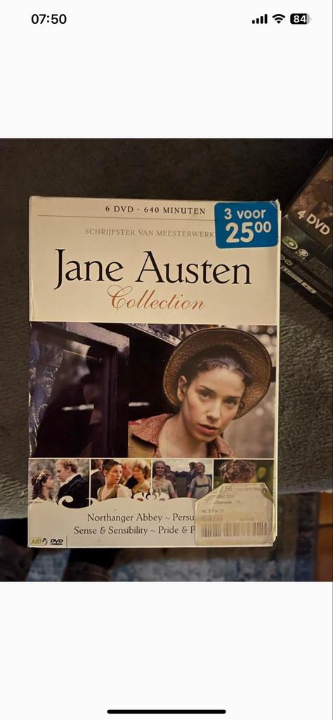 Jane Austen Collection DVD Boxset - 6 films, Cd's en Dvd's, Dvd's | Drama, Gebruikt, Historisch of Kostuumdrama, Boxset, Vanaf 12 jaar