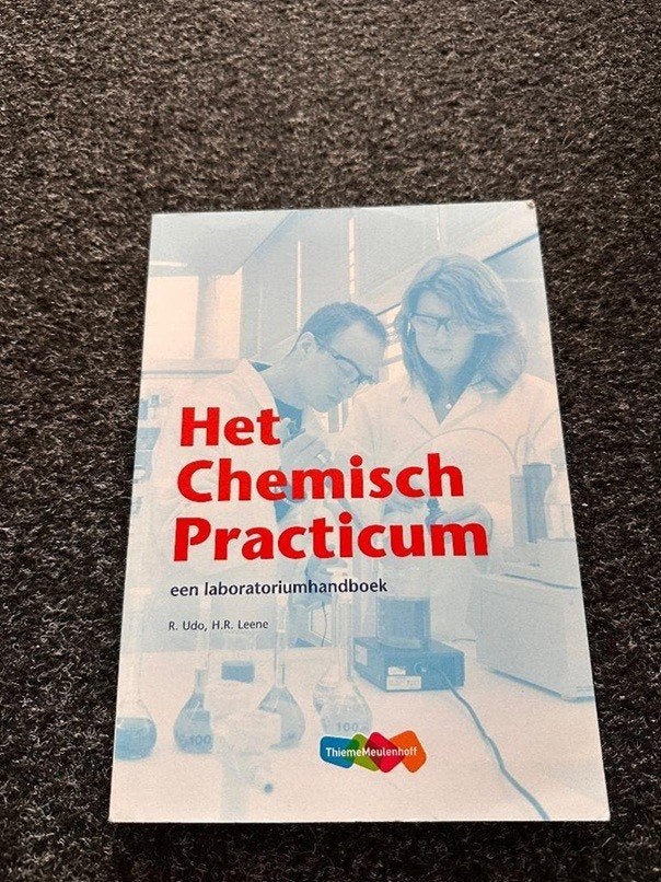 het chemisch practicum, Boeken, ThiemeMeulenhoff, Zo goed als nieuw, Beta, HBO