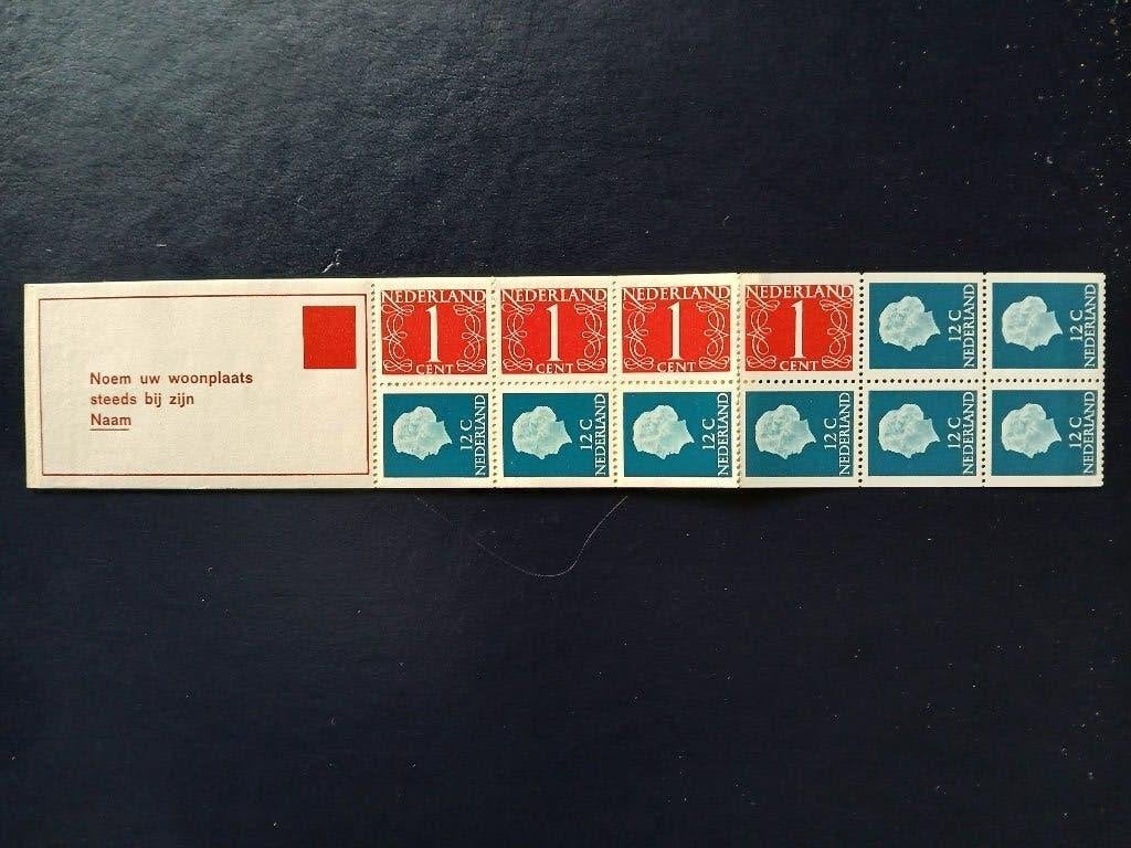 postzegelboekje PB8cF, Ophalen of Verzenden, Na 1940, Postfris