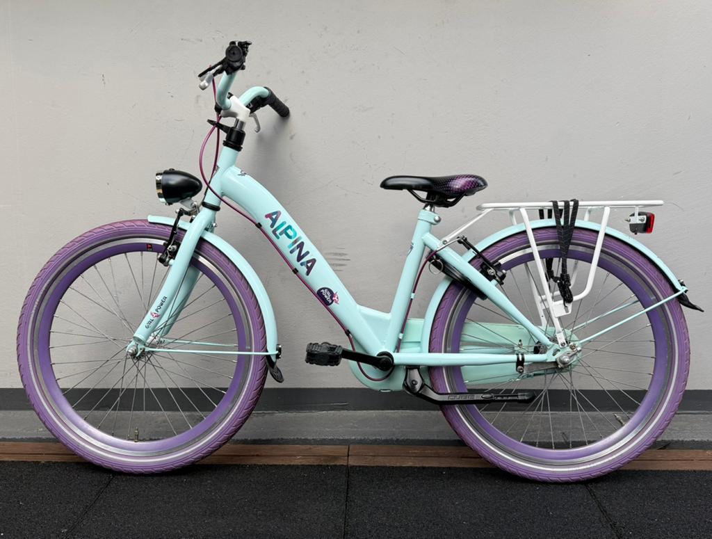 Alpina Girlpower, 22 inch, nette en complete meidenfiets, Ophalen, Terugtraprem, 22 inch, Handrem