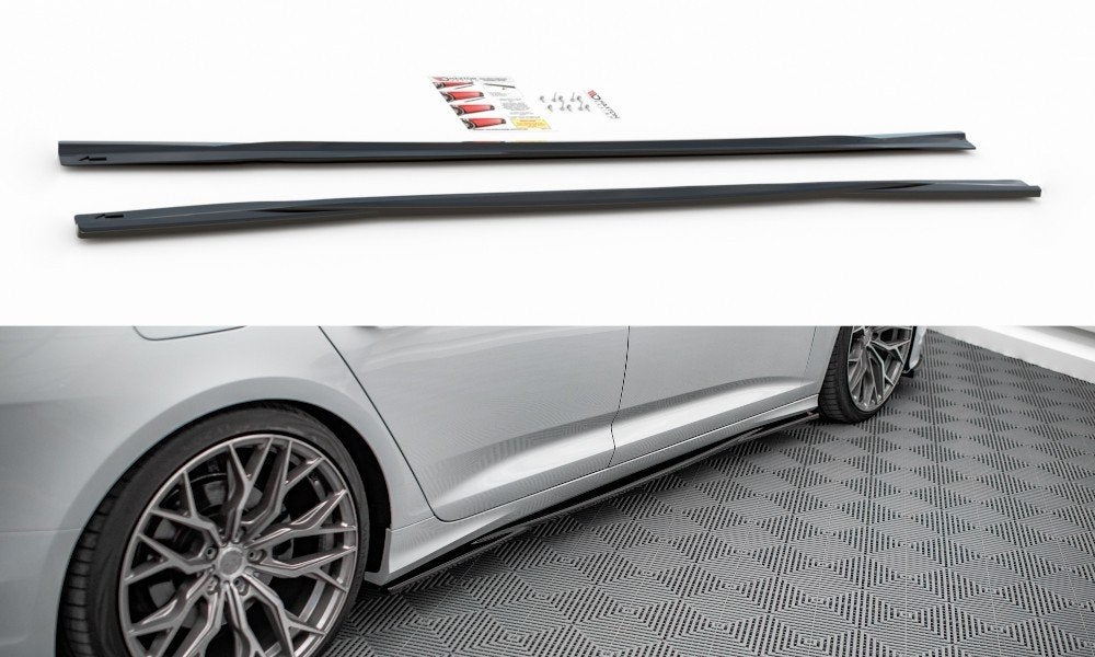 Maxton Design Audi A6 C8 S Line Side Skirts Diffuser Versie, Auto diversen, Tuning en Styling, Verzenden, Automotive Parts, A.parts@hotmail.nl