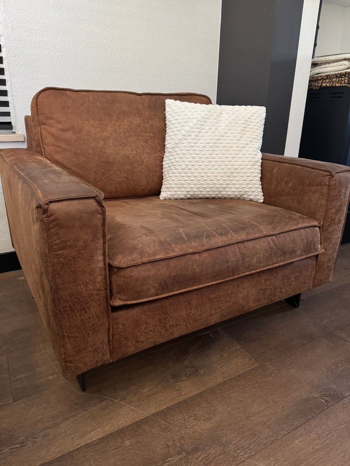 Twee prachtige fauteuils, love-seats, 1,5 zits, Ophalen, Eenpersoons, Zo goed als nieuw, Minder dan 150 cm