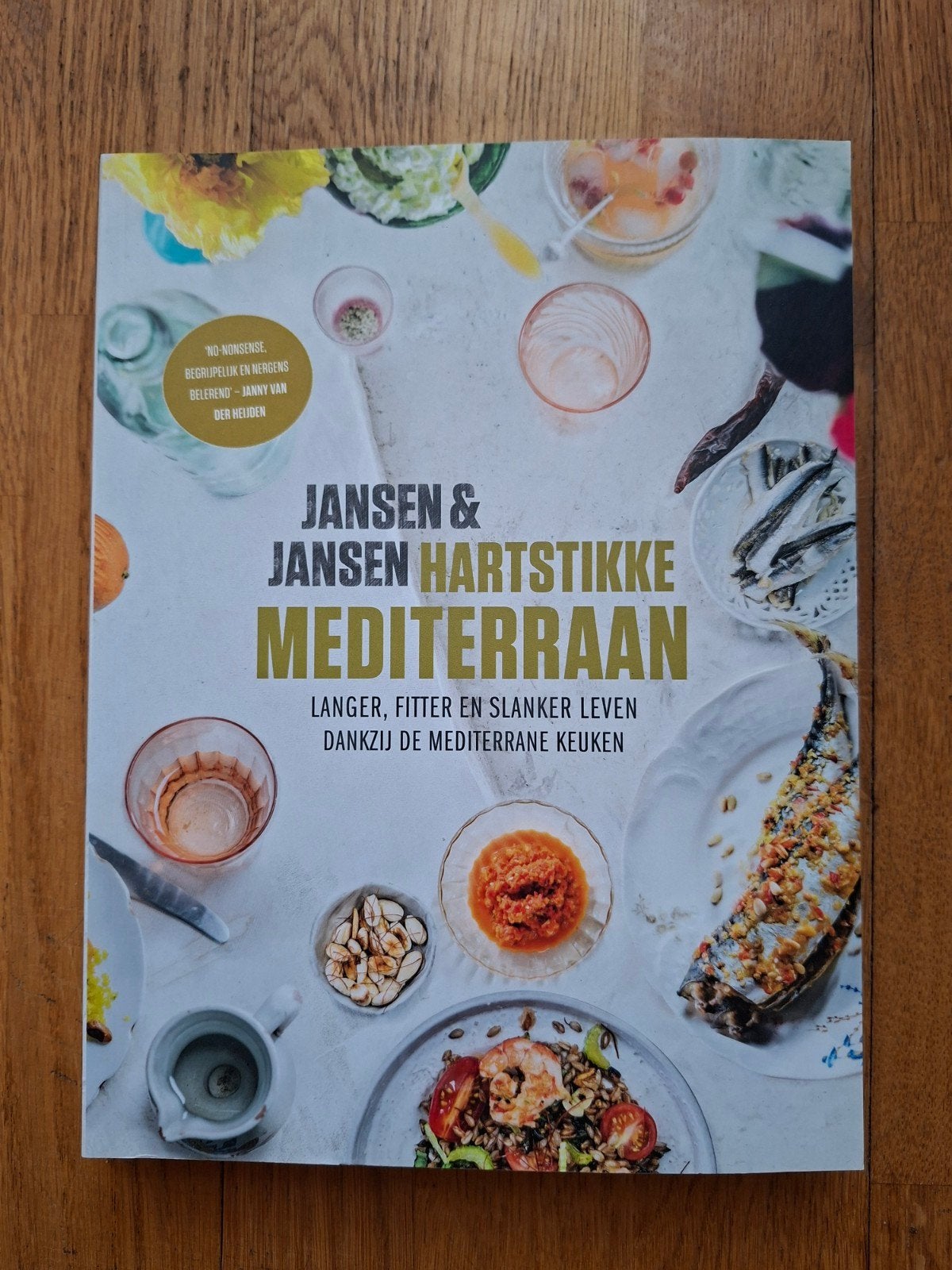 Jansen & Jansen Hartstikke Mediterraan kookboek, Boeken, Voorgerechten en Soepen, Ophalen of Verzenden, Zo goed als nieuw, Gezond koken