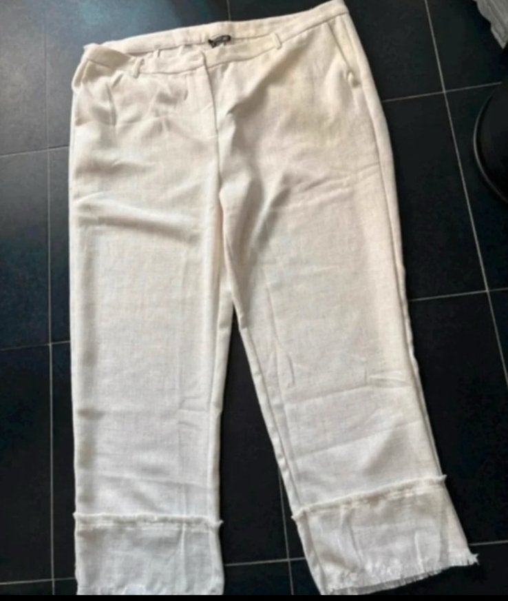 Broek norah maat 48, Wit, Maat 46/48 (XL) of groter, Nieuw, Ophalen of Verzenden