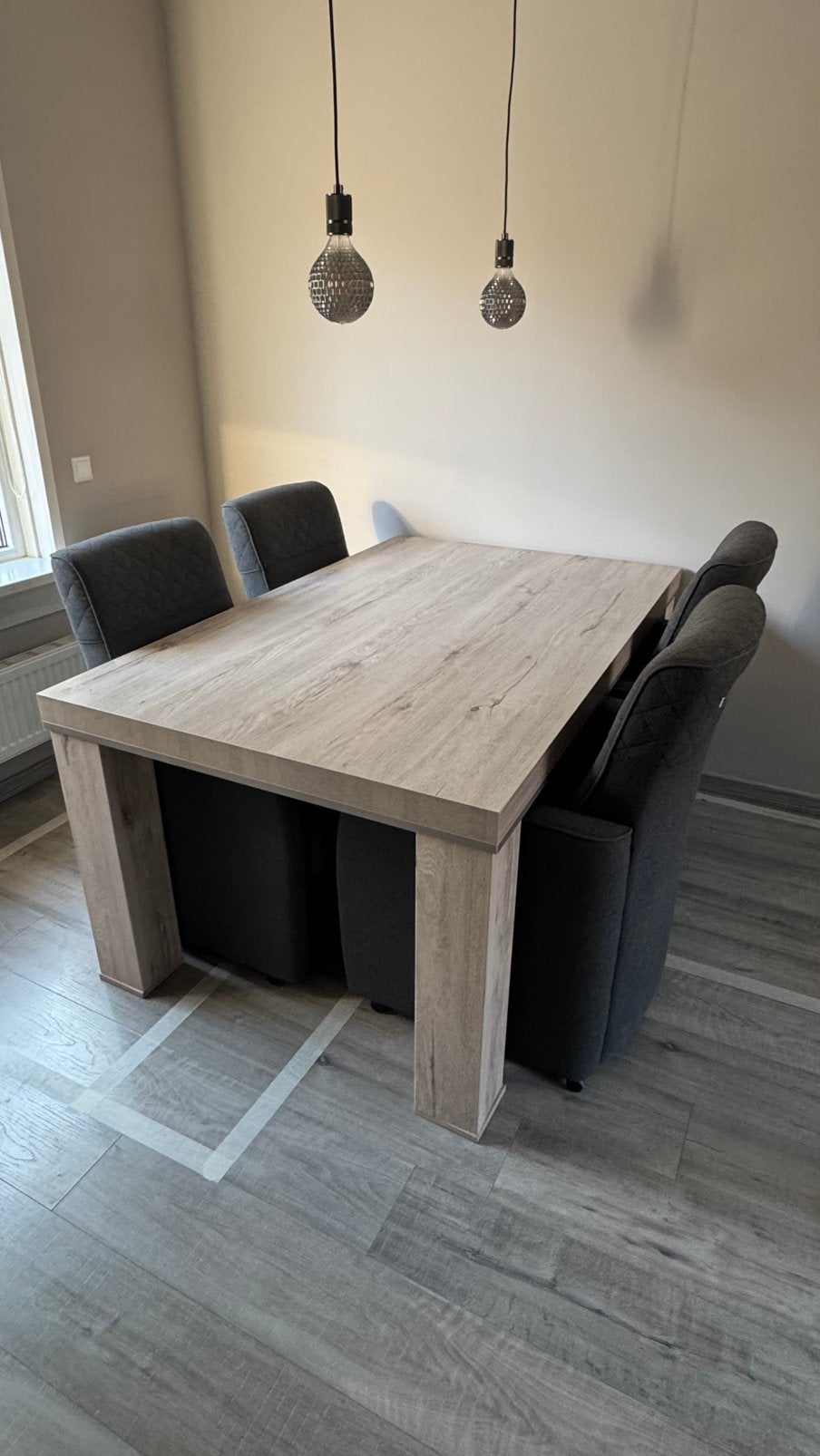 Moderne eetkamerset inclusief dressoir – complete set, Ophalen