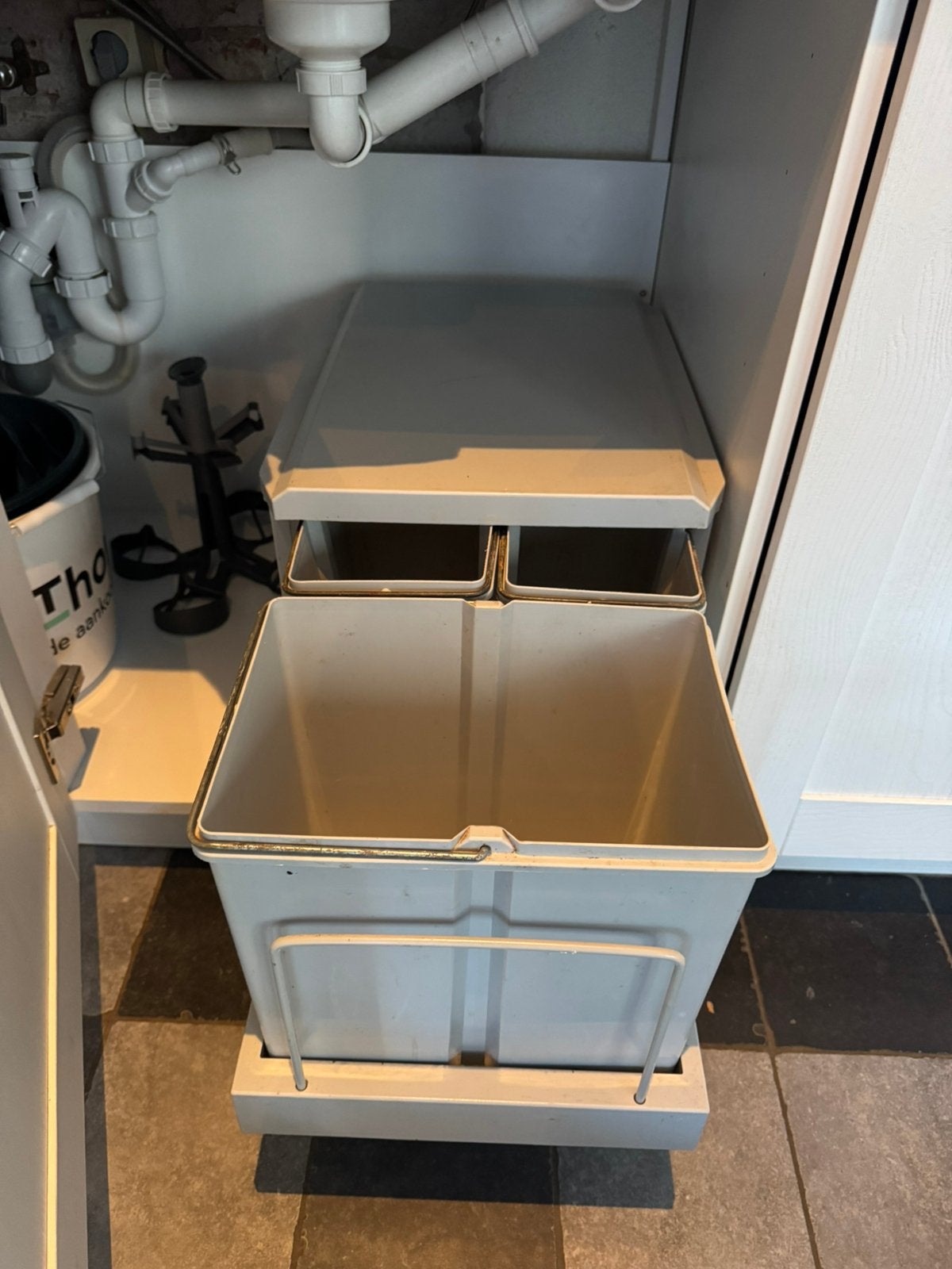 Inbouw afvalbak systeem keuken, Huis en Inrichting, Woonaccessoires | Prullenbakken, 40 liter of meer, Ophalen of Verzenden, Zo goed als nieuw