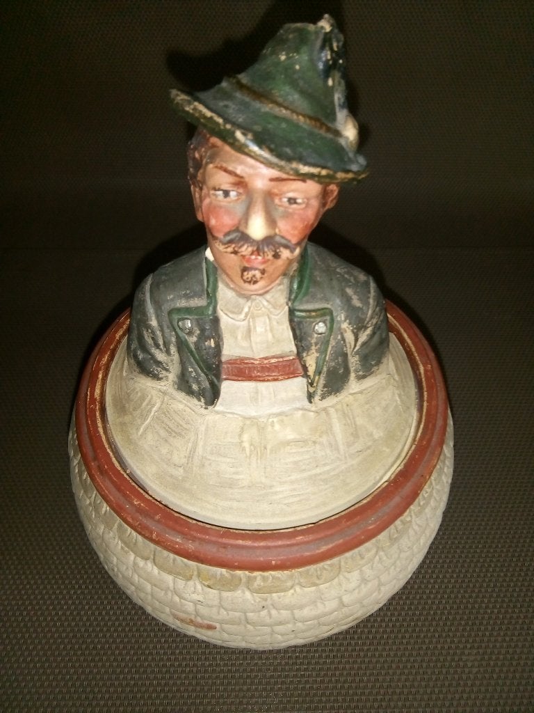 Aardewerk tabakspot ca. 1910 - 1920, Ophalen of Verzenden