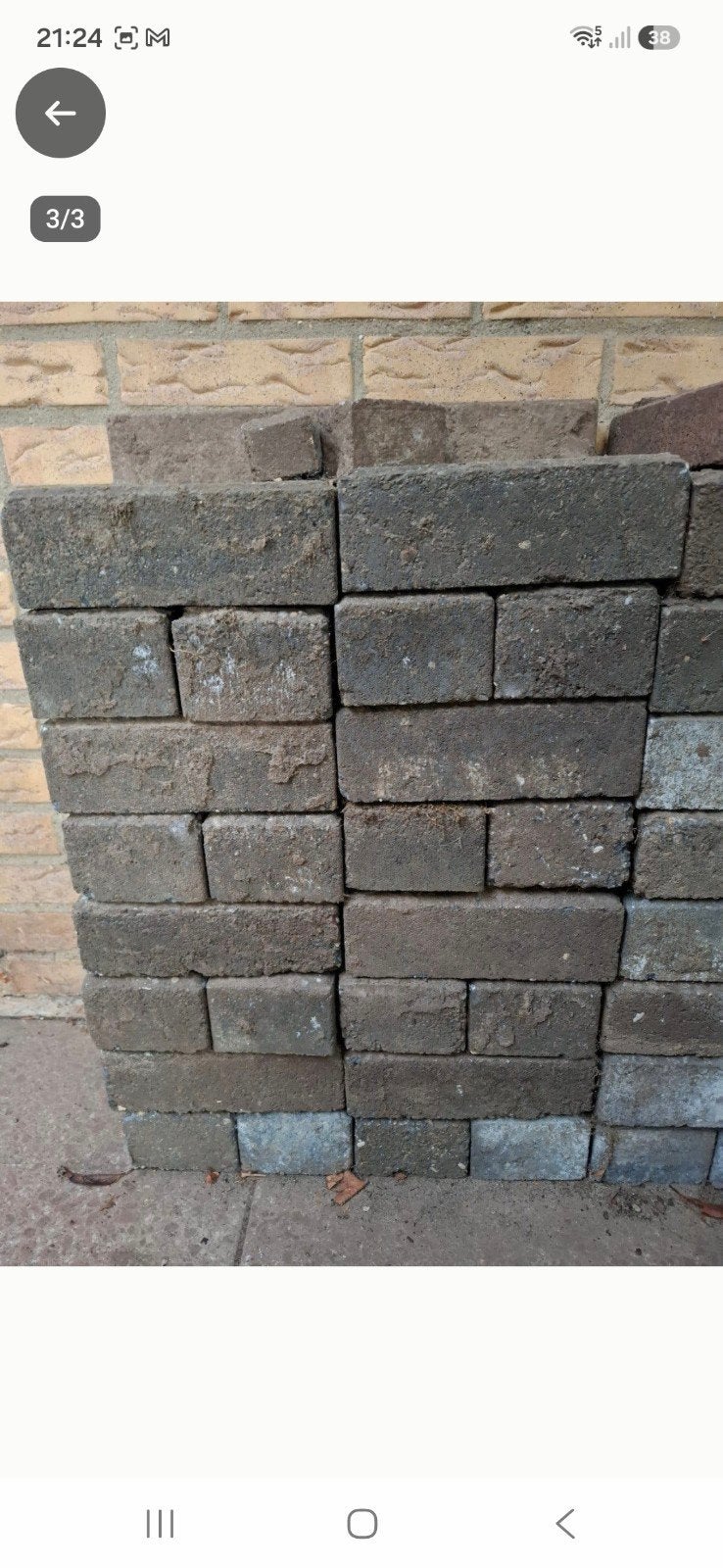 Beton straatsteen klinkers, Ophalen, Beton, 10 m² of meer, Overige typen