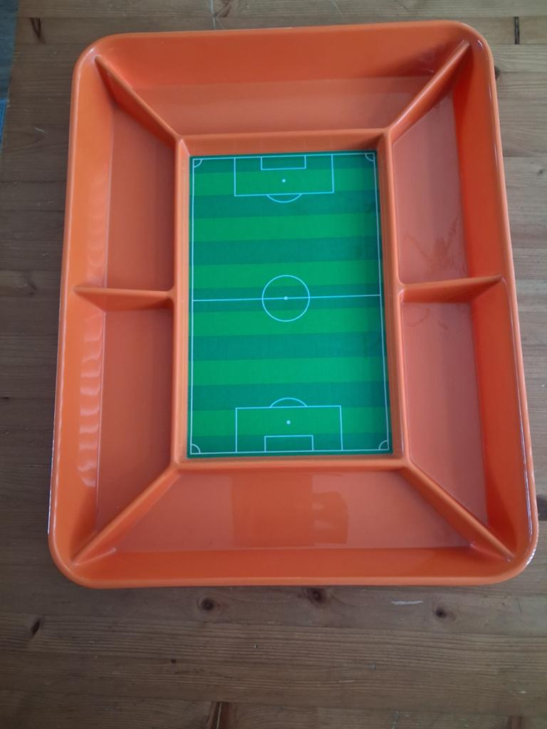 Oranje snack stadion met dienblad, Verzamelen, Ophalen of Verzenden, Gebruikt, Ajax, Overige typen
