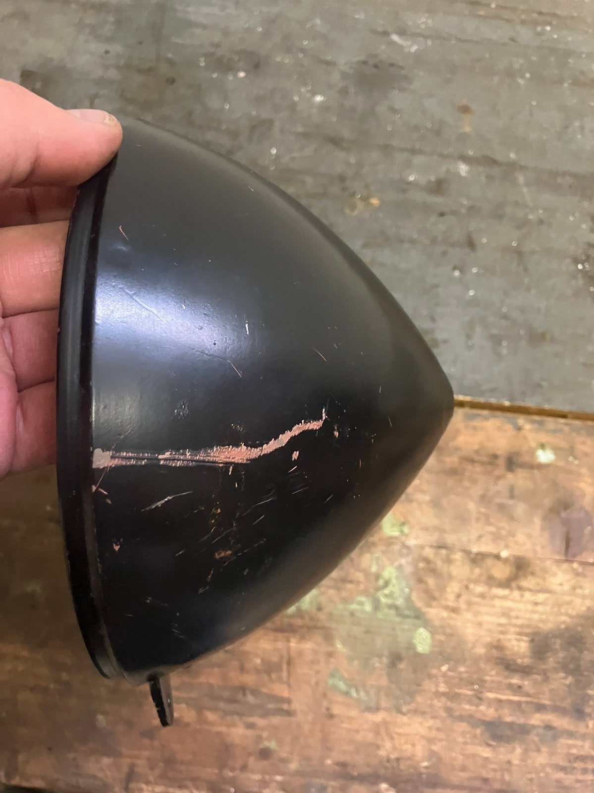 Motolamp koplamphuis Harley VL RL Indian chief, Motoren, Ophalen of Verzenden, Gebruikt