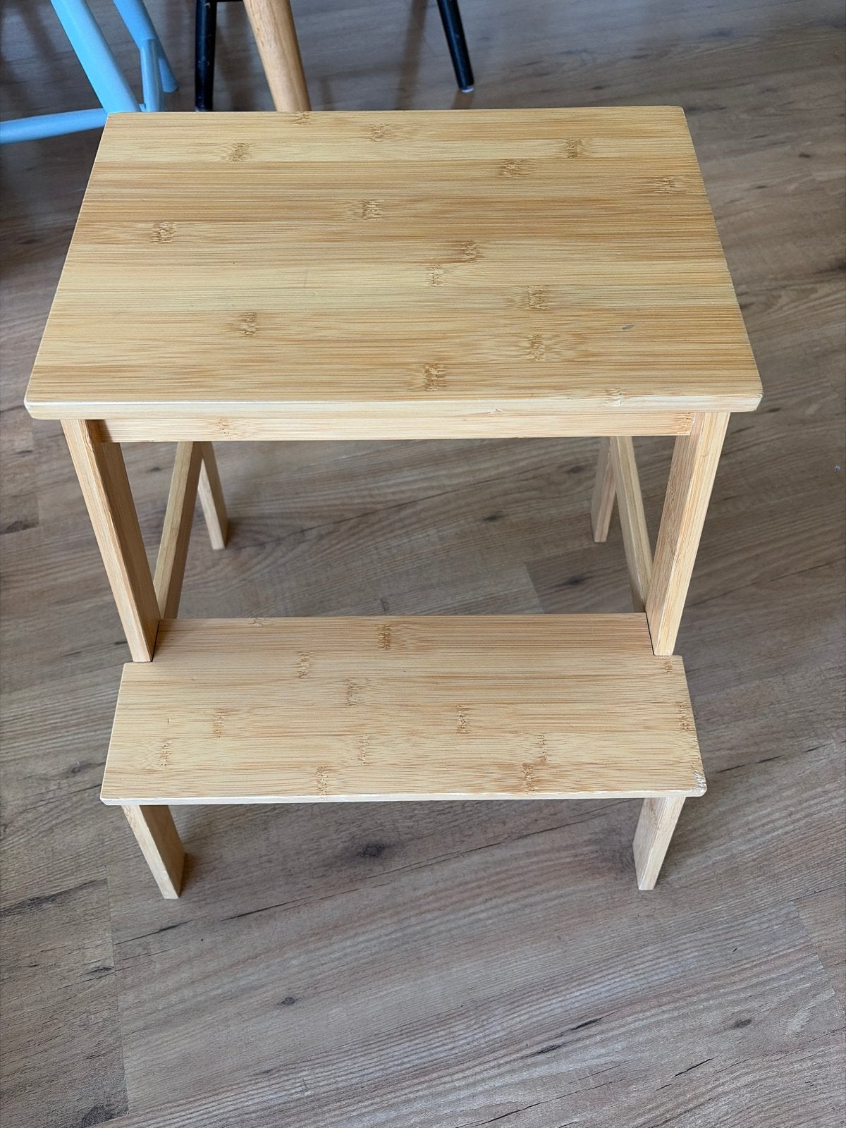 Ikea Bekväm krukje / opstapje van bamboe, Ophalen, Gebruikt, Hout