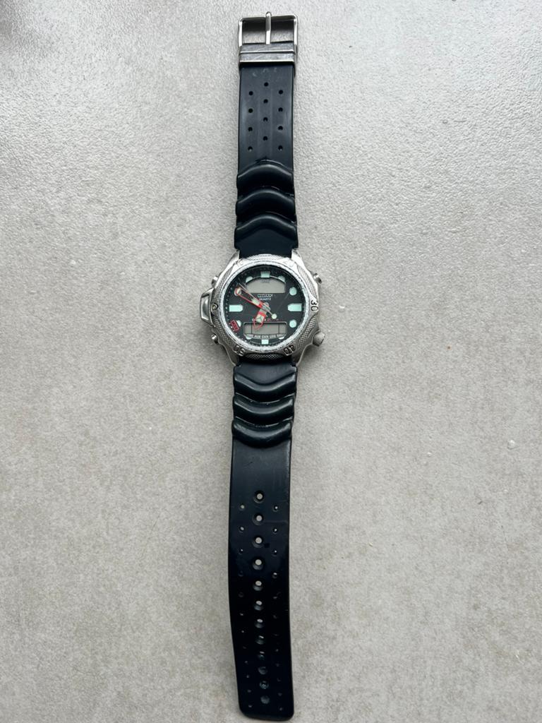 Citizen Duikhorloge, Gebruikt, Zwart, IOS, Ophalen of Verzenden